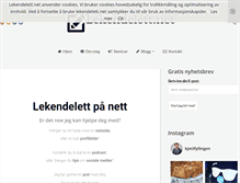 Tablet Screenshot of lekendelett.net